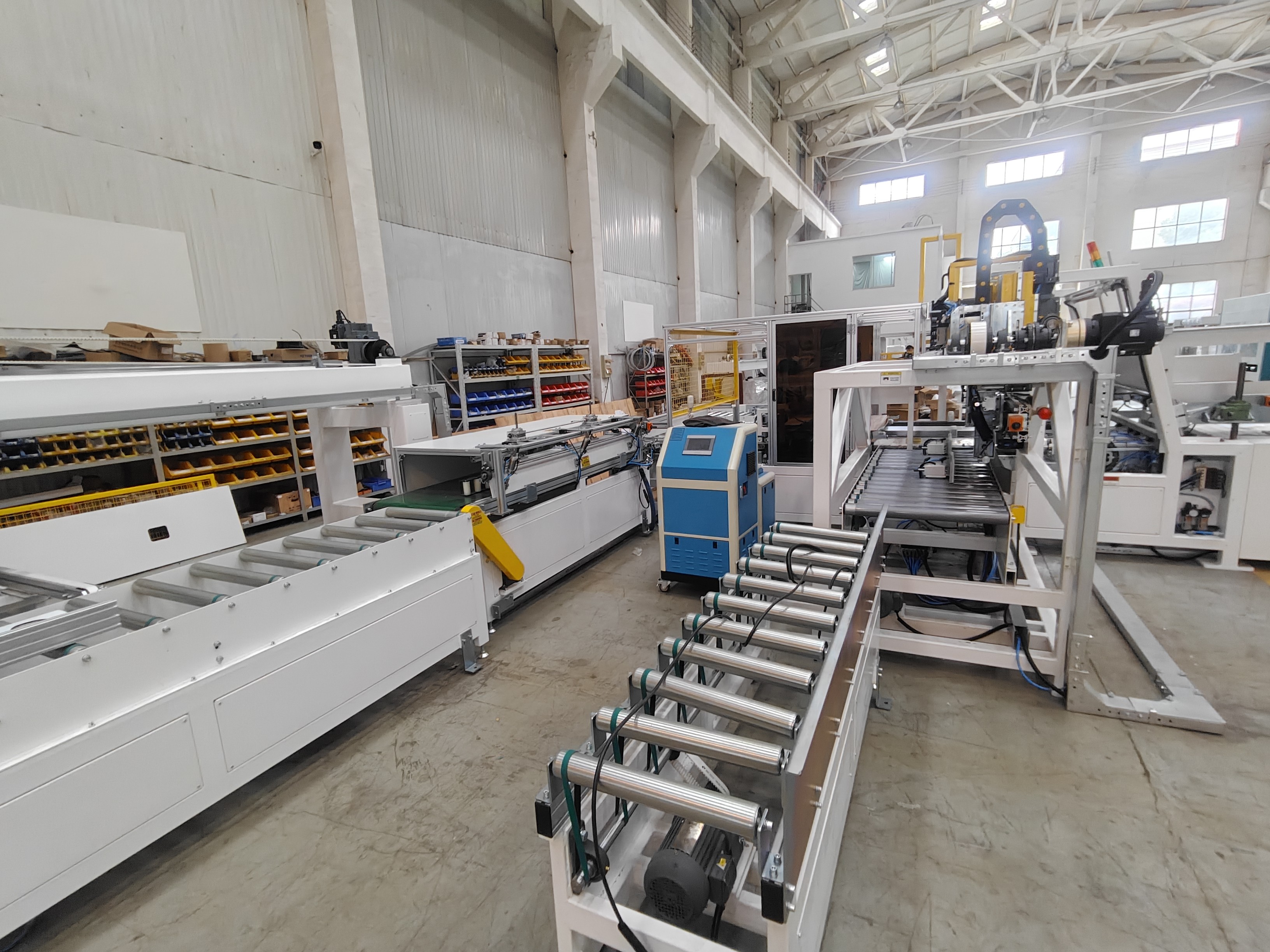 7 Inch Color Touch Screen Heat Sealing SPC Packing Machine for Paper Carton Bag Type Sealing Type