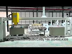 SPC pavimento IXPE e linea di imballaggio